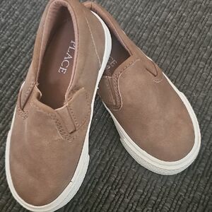 NWOT----The Children's Place Tan Slip-On Sneakers for Kids